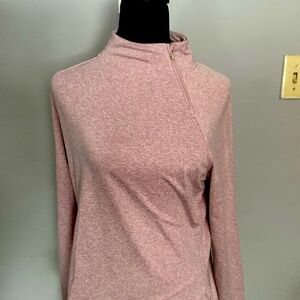 Pink Quarter-Zip Pullover